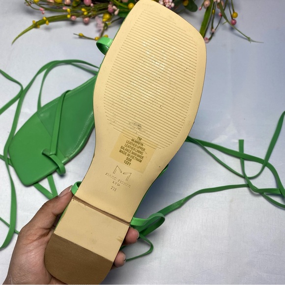 Marc Fisher Womens Mireya Green Ankle Strap Sandals Size 7 - Picture 8 of 16